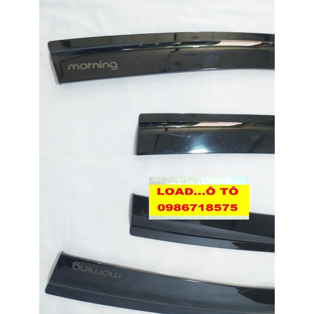 Vè che mưa Xe KIA Morning 2013-2020 nhựa ABS cao cấp, Có Trang Bị Sẵn Keo Dán 3M