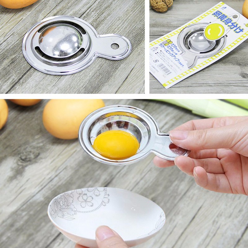 Dụng cụ tách lòng đỏ trứng inox V1