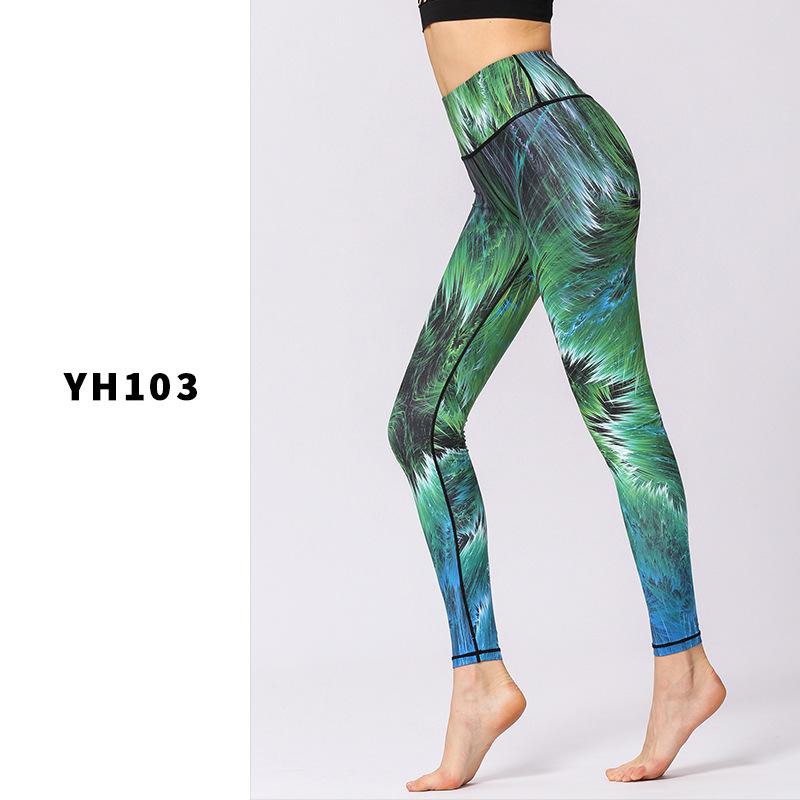 Năm 2018 in Tập Thể Dục Quần Legging Lưng Cao, Tập Yoga Quần Co Giãn Quần Legging Nữ Tập Gym Nữ Quần Tập Luyện Tập Yoga Chạy Chặt Quần