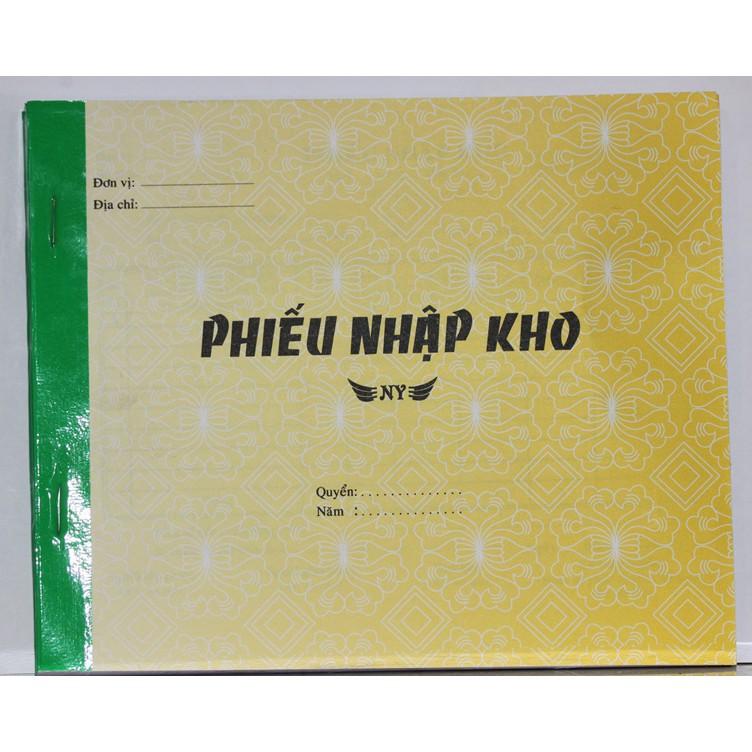 Phiếu Nhập Kho 2 Liên 16X20 (A5) NY 50 BỘ = 100 TỜ