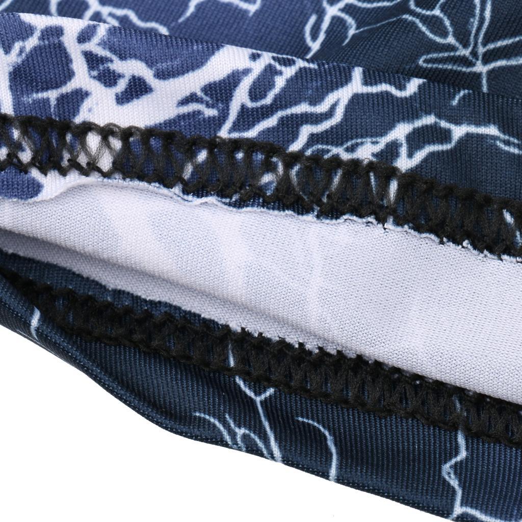 Mens High Elastic Printed Compression Shorts Fitness Sports Tights 1 XXL