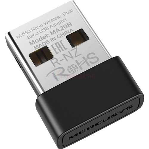 USB Wifi Mercusys AC650 Nano Wireless Dual Band MA20N - Hàng chính hãng