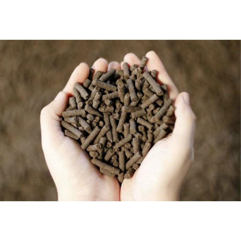 Phân trùn quế viên nén Sfarm Chuyên Dùng Cho Lan và các Loại Cây Trồng 1kg