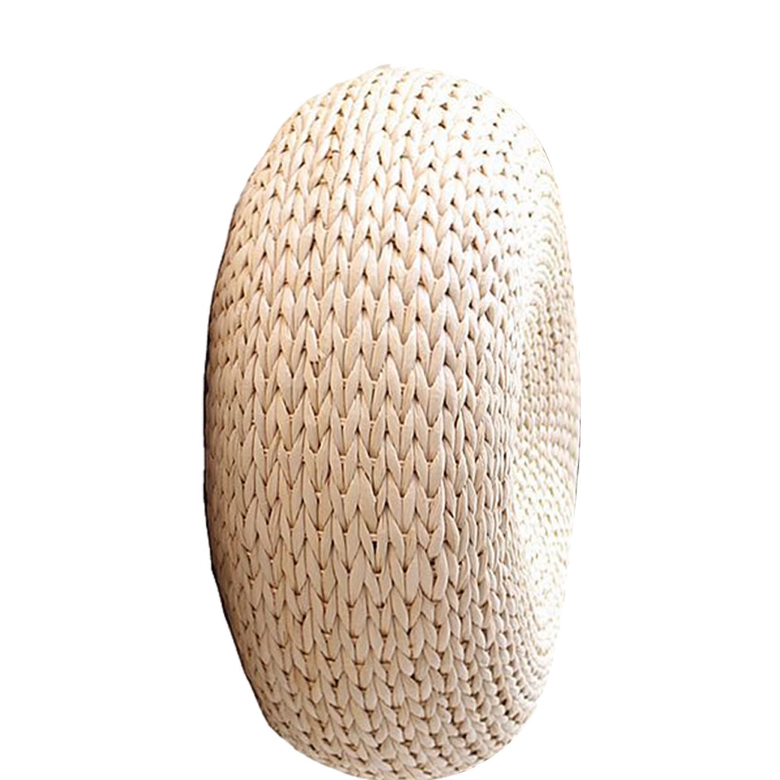 Handcrafted  Woven Dia. 40cm Seat Cushion Floor Mat