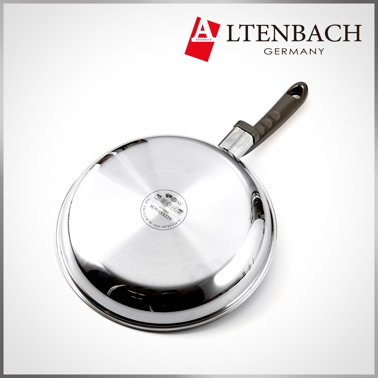 Chảo sâu Inox chống dính hiệu Altenbach AB-30WS [30cm] - Hàng chính hãng