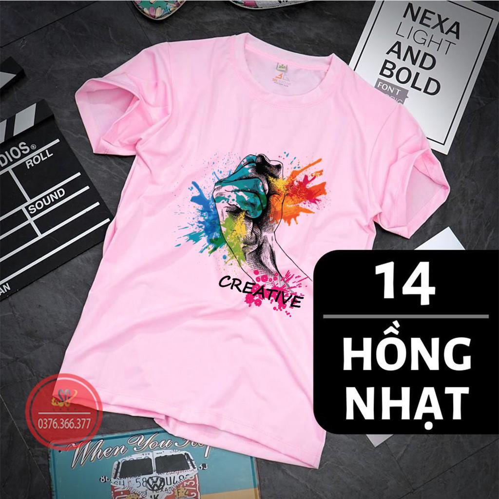 Áo thun nam tay ngắn CREATIVE - có NHIỀU MÀU