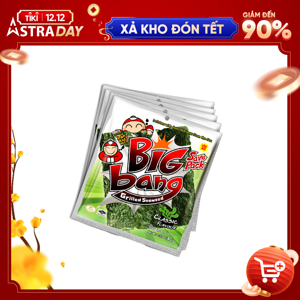 Snack Rong Biển TaoKaeNoi Big Bang 6g