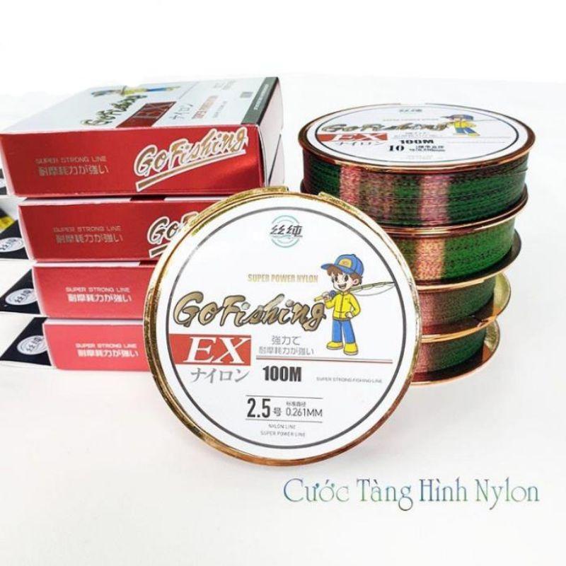 Cước Câu Cá Tàng Hình Cước Câu Đài Nylon Gofishing Chuyên Dụng Làm Trục Câu Cá DC13 đồ câu FISHING_HD