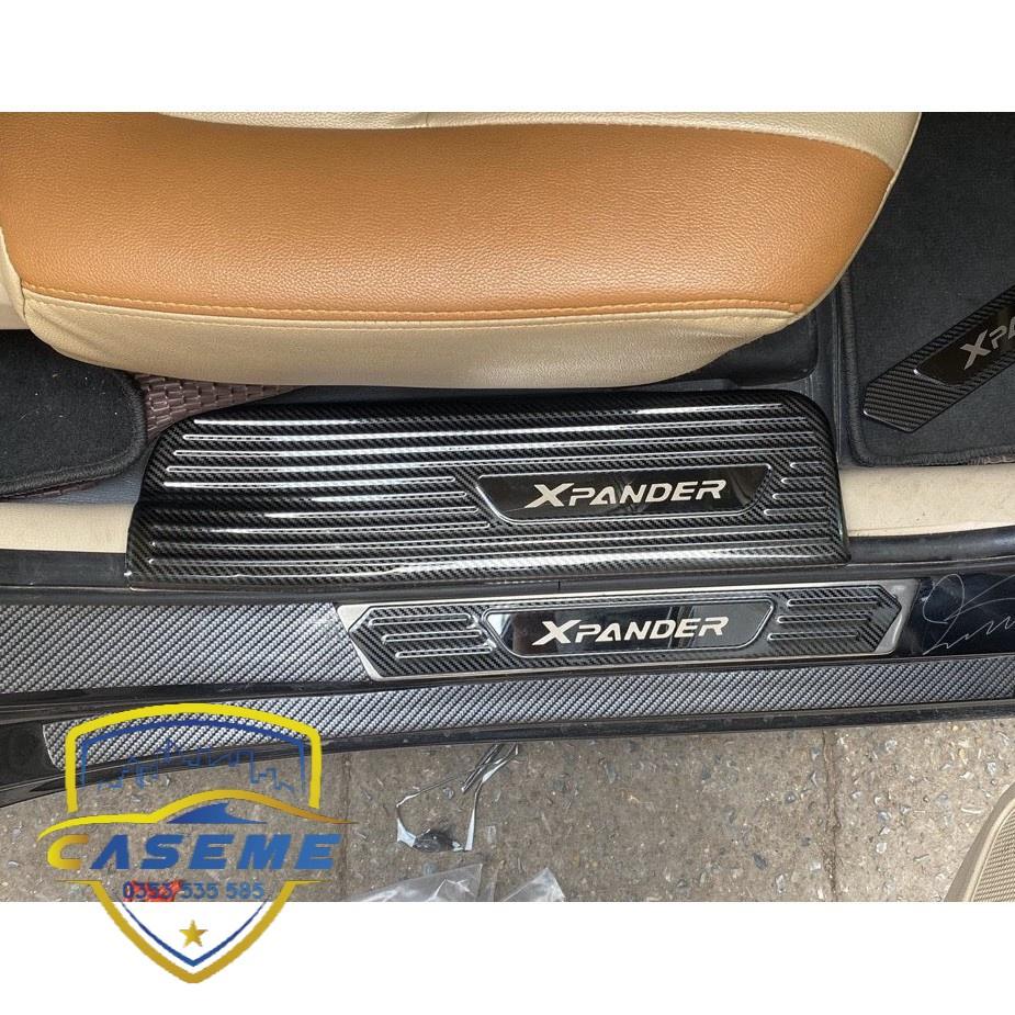 Ốp bậc cửa Trong Ngoài Carbon Xpander 2018 2019 2020-8 chi tiết