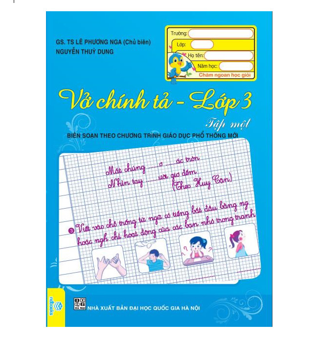 Sách - Vở Chính Tả Lớp 3 (Biên soạn theo CT GDPT mới) - ndbooks