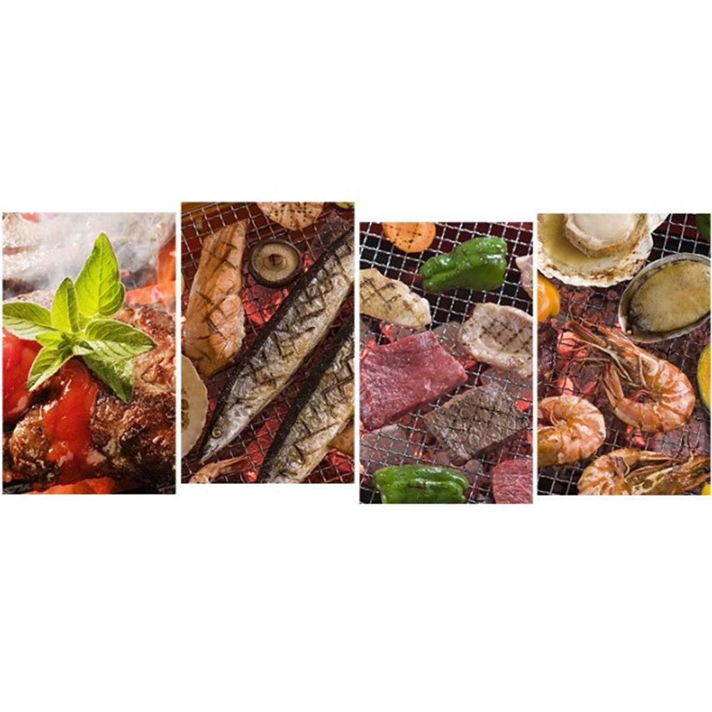 2Pcs Never Rust BBQ Barbecue Scissors Tongs Bread Tong Kitchen Buffet Pliers