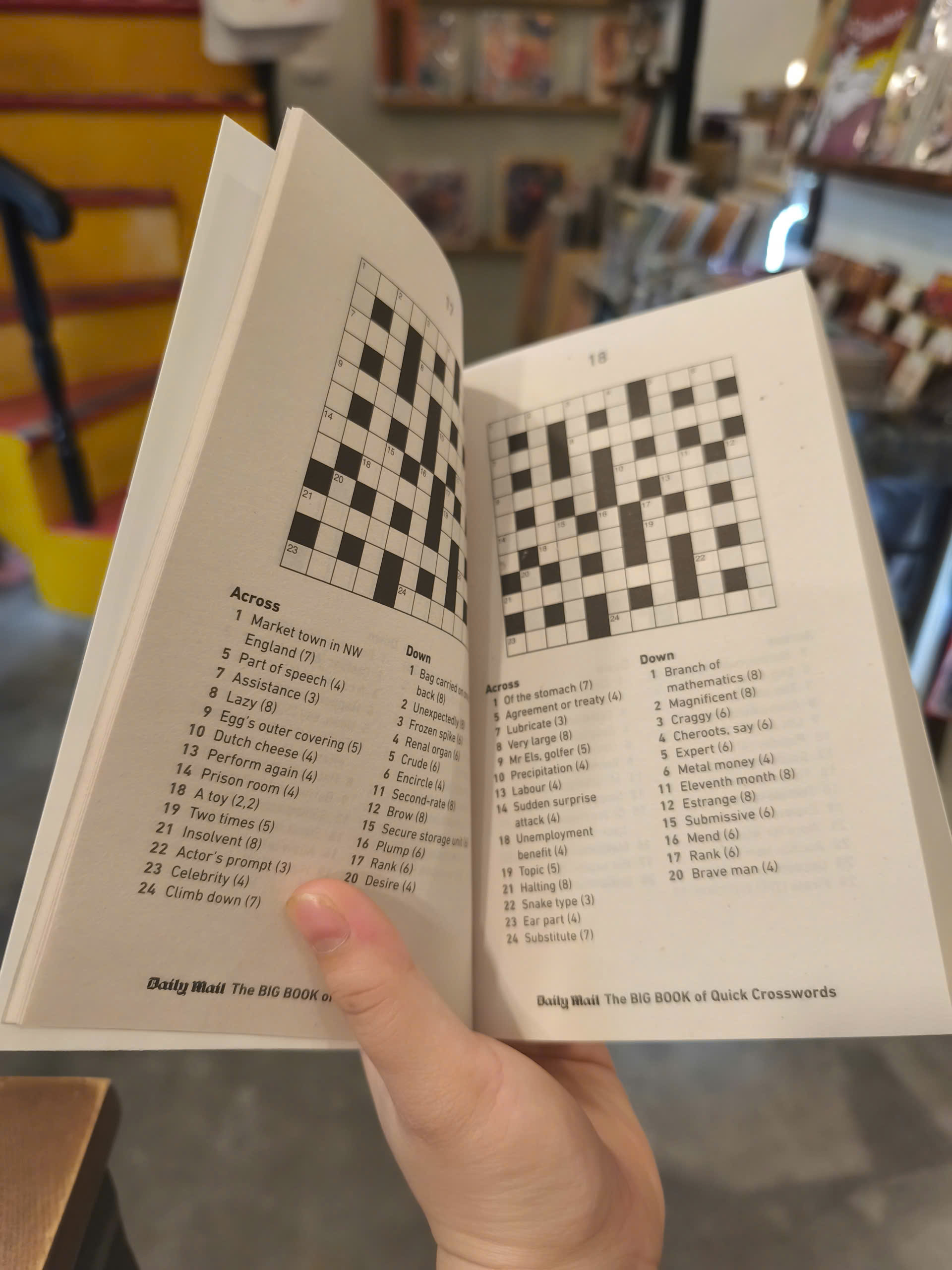 Sách - The Big Book of Quick Crosswords 8 | Games / Ngoại văn Nhập khẩu UK / Trò chơi ô chữ giải trí