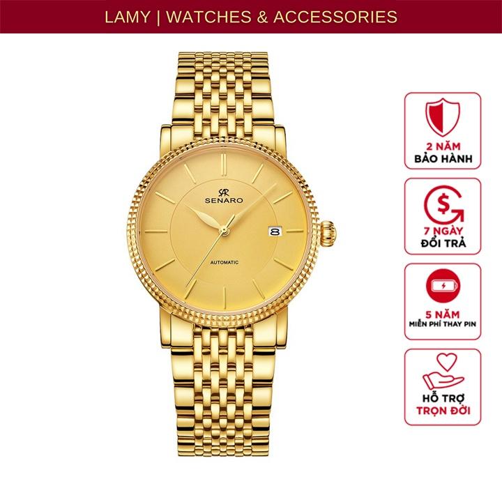 Đồng hồ nam SENARO Noble Gold 4071G.GGG thương hiệu Nhật Bản - LAMY WATCH