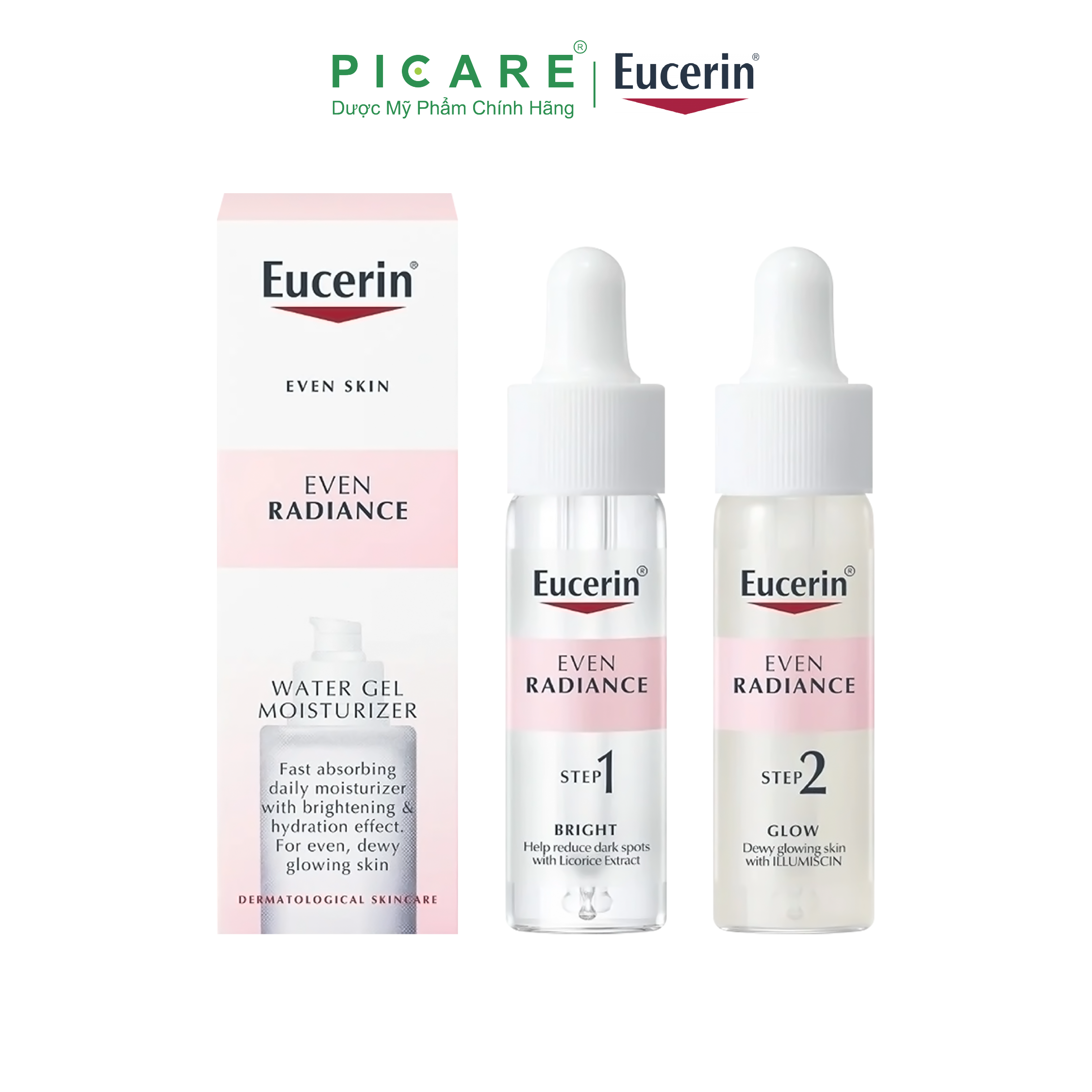 Tinh Chất Dưỡng Sáng Eucerin Even Radiance Duo Ampoules