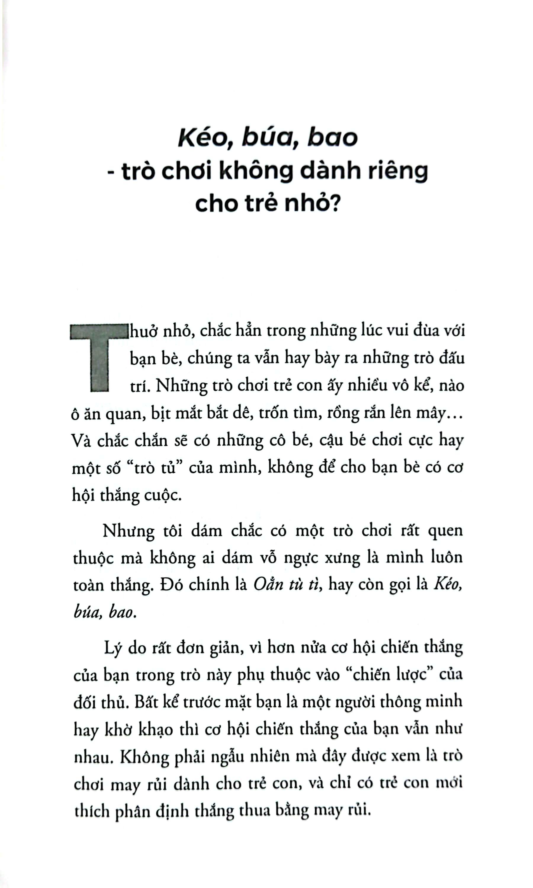 Lý Thuyết Trò Chơi - Ứng Dụng Trong Cuộc Sống Thường Ngày