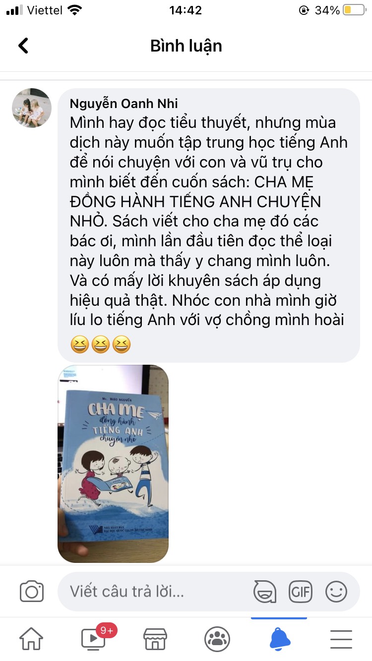 Cha mẹ đồng hành-Tiếng Anh chuyện nhỏ