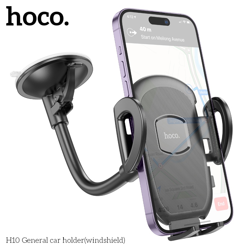 Giá đỡ điện thoại đa năng trên kính ô tô tiện lợi H10 - hàng chính hãng