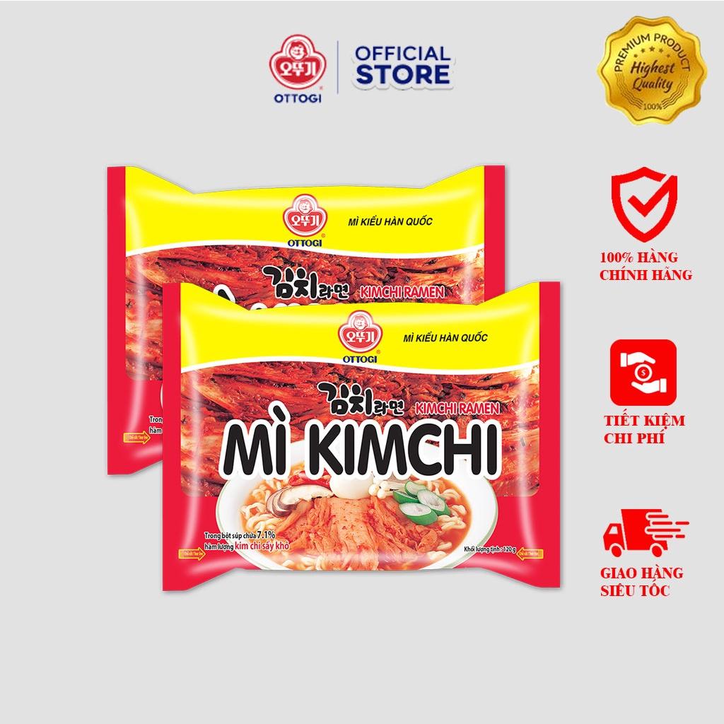 Combo 2 Gói Mì Kim Chi Ottogi 120g