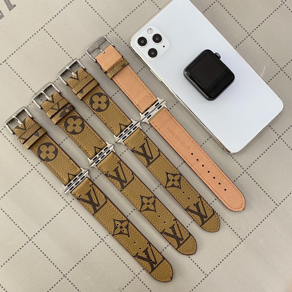 Dây da in họa tiết cực nổi bật dành cho apple watch mới nhất 2021