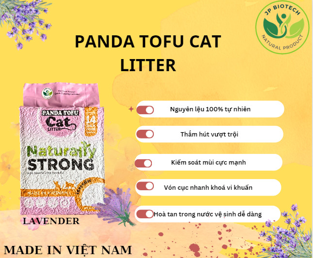 Cát vệ sinh hữu cơ Tofu Panda 2,4kg/7L