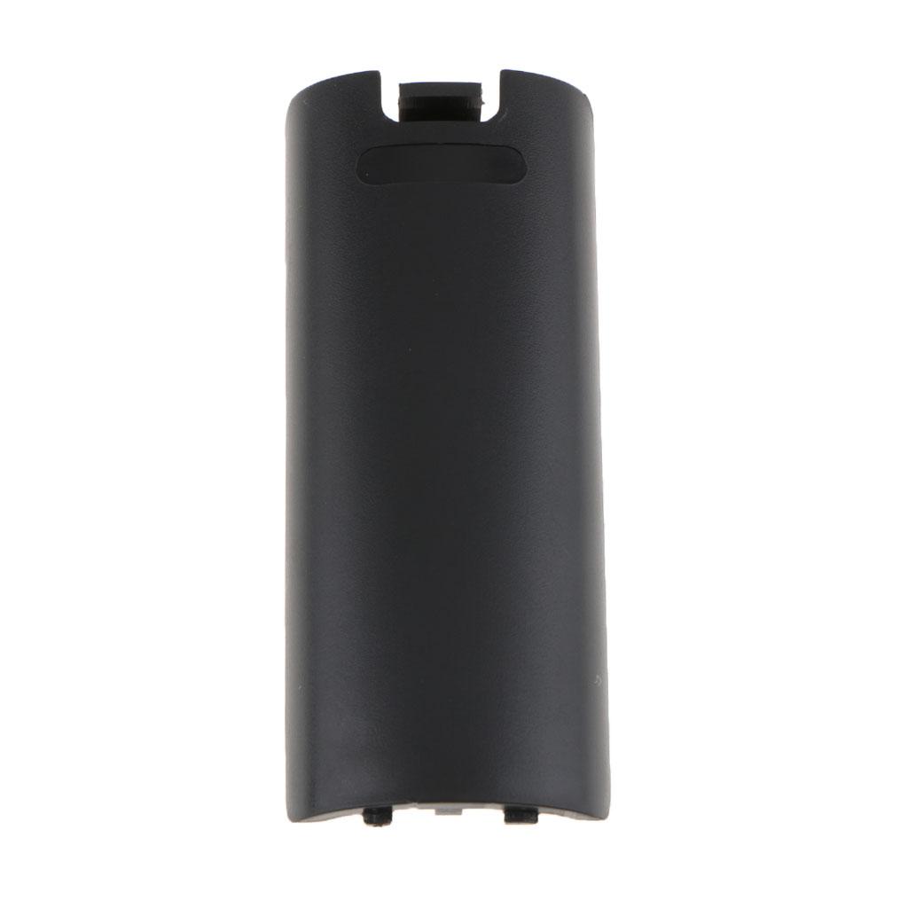 Battery Cover for Wii /Wii U Remote Control Back Door Case Lid + Wrist Strap