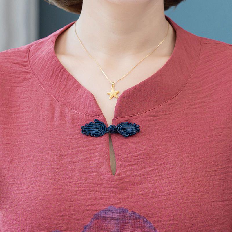 Đồ bộ nữ trung niên, bộ mặc nhà chất liệu đũi siêu mát