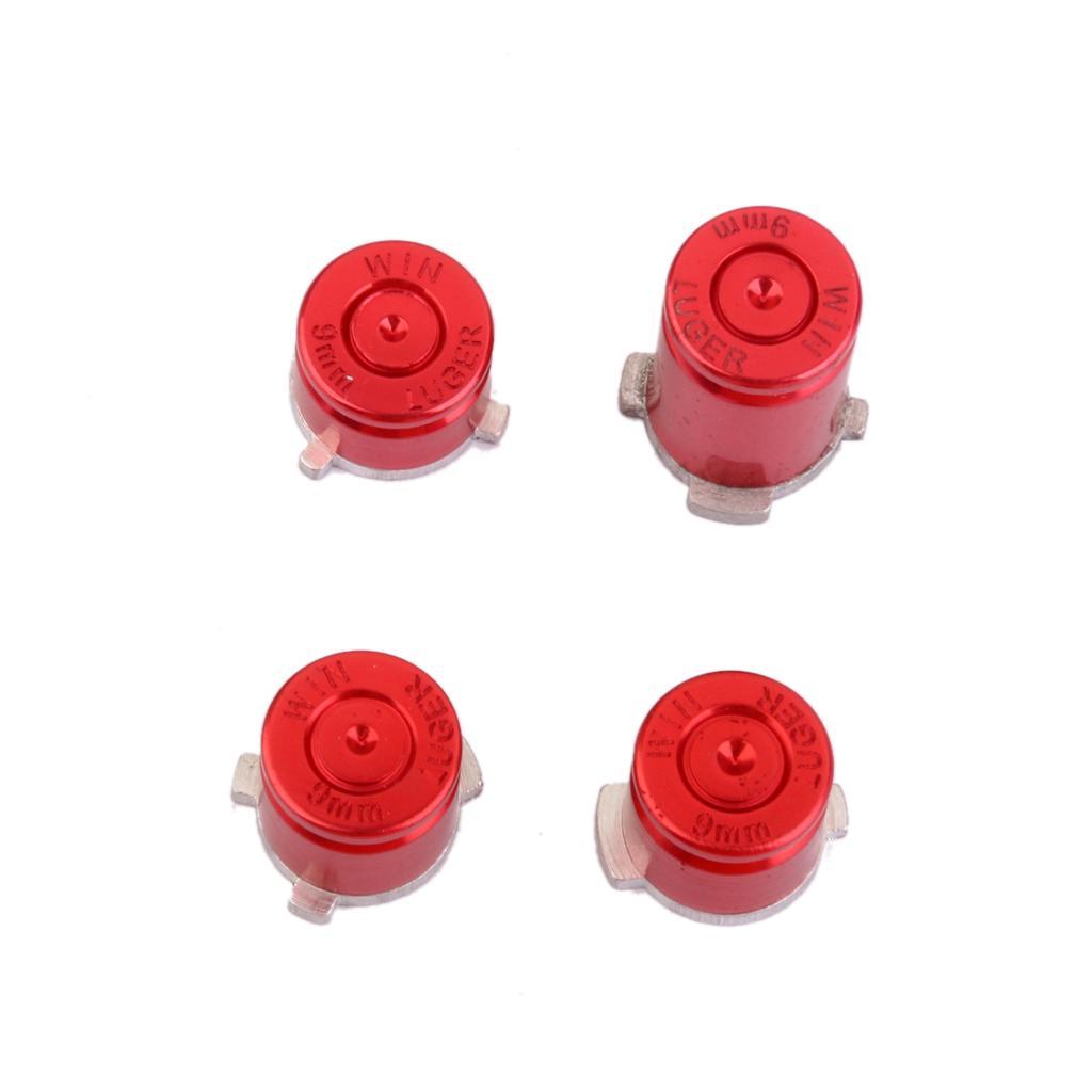 2 Set Joystick Button Kit for Microsoft One Controller Black+Red