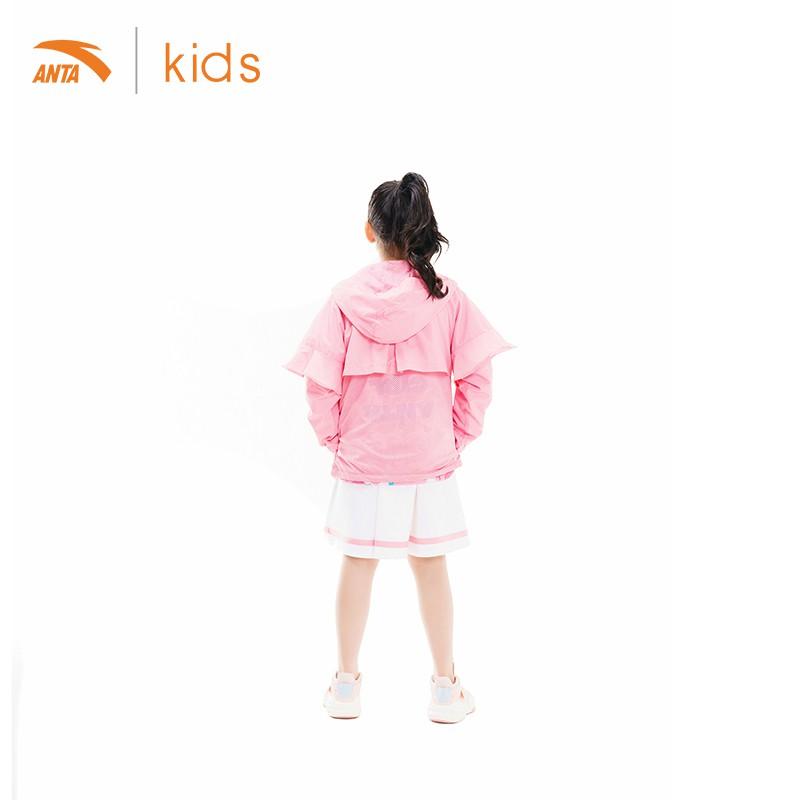 Áo khoác bé gái Anta Kids tay bèo xinh xắn 362017642-2