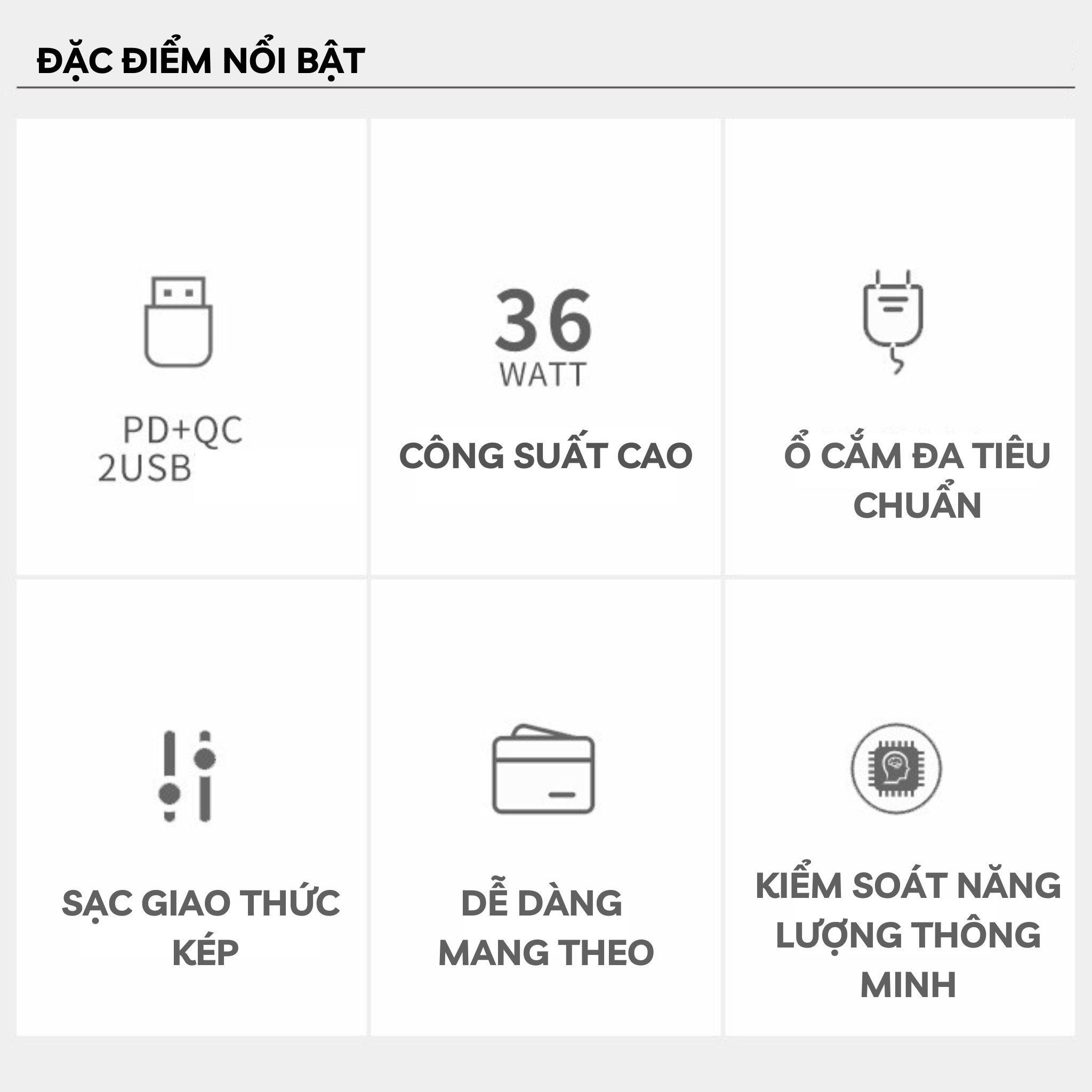 Tẩu sạc nhanh ô tô LDNIO 36W sạc nhanh an toàn, tích hợp cổng USB, cổng quick sạc nhanh 3.0 - Thành Công Mobile