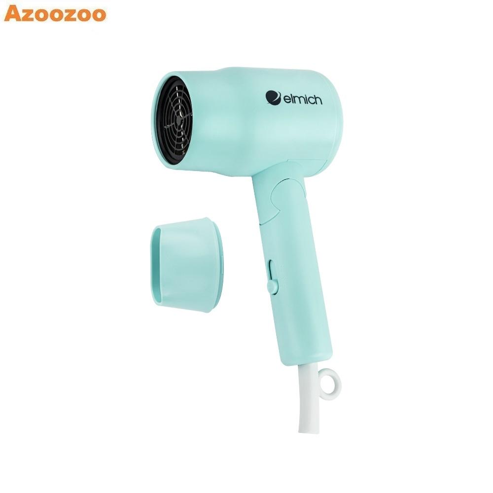 Máy Sấy Tóc Mini Du Lịch Elmich HDE-1813 - Cồn Suất 1000W - Hàng Chính Hãng