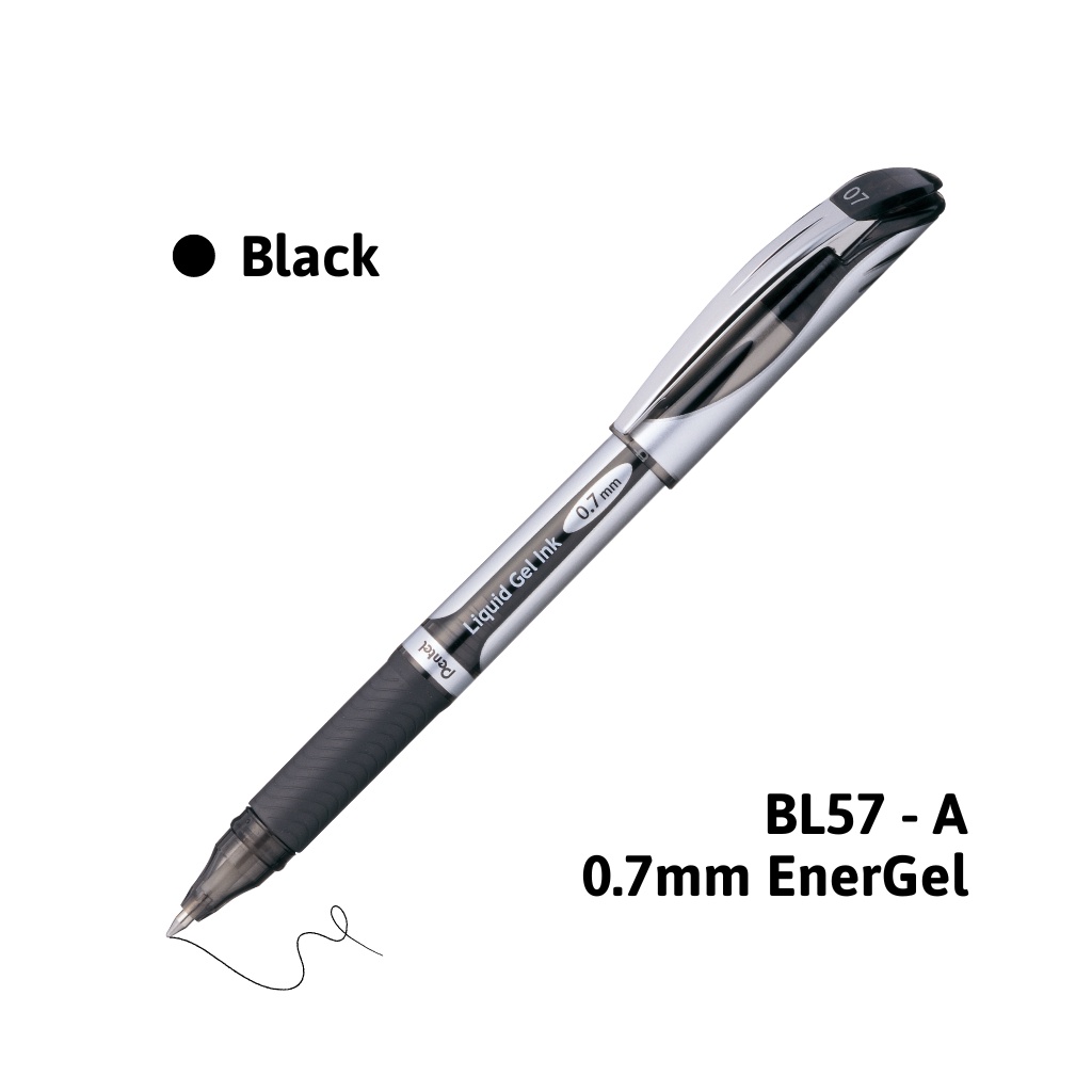 Bút Ký Mực Gel Pentel BL57 (0.7mm) Cho Chữ Ký Hoàn Hảo| Tốc ký | Công nghệ mực độc quyền | Khô trong 1/3 giây | Siêu mượt