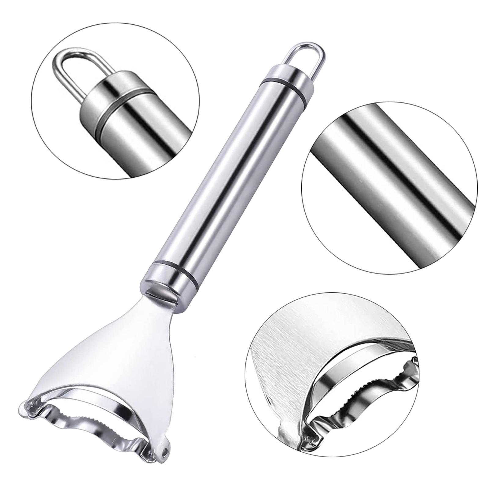 Corn Peeler,Kitchen Gadget,Stainless Steel Corn Thresher with Handle,Corn Stripper Corn Cob Stripper Tool,Thresher Corn Cutter from the Cob