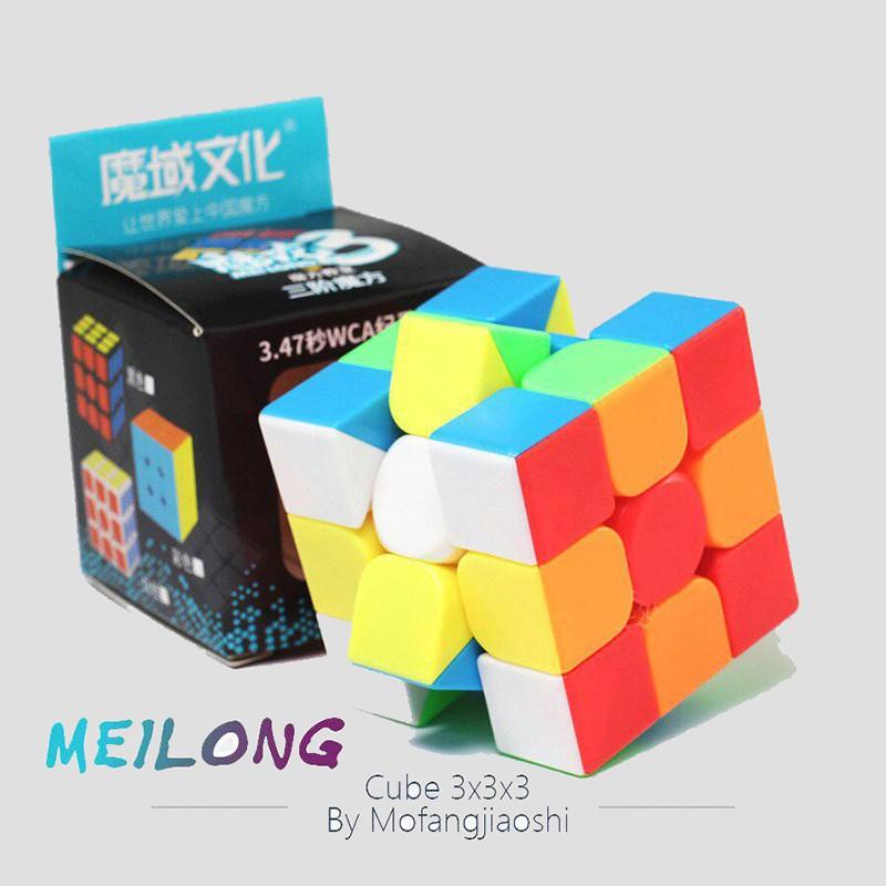 Rubik 3x3 Moyu Meilong 3 Tầng Stickerless hàng xịn cực đẹp