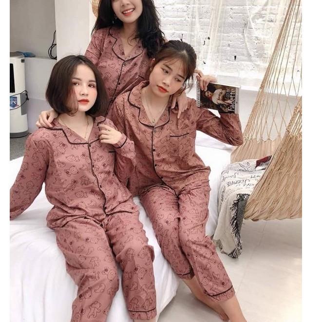 Pijama tay dài quần dài (40 mẫu