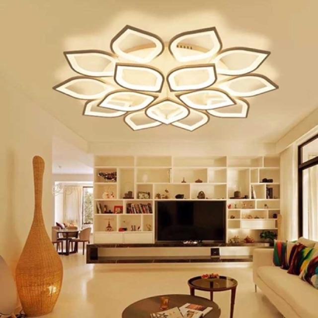Đèn Ốp Trần Hoa Sen 15 Cánh