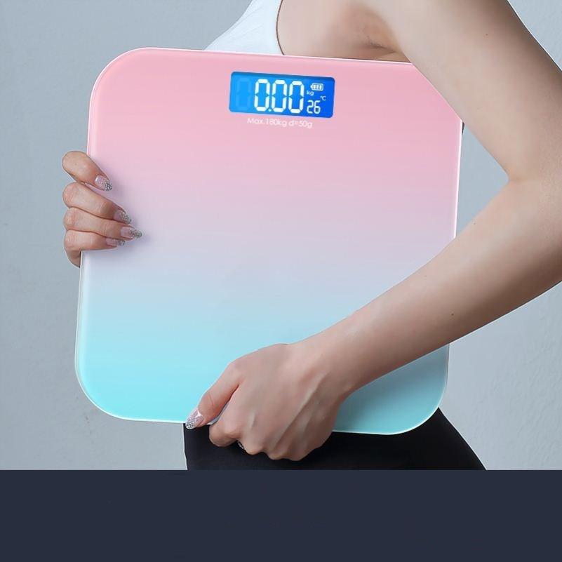 Cân kỹ thuật số cho cân cơ thể Màu sắc sặc sỡ, Cân trọng lượng cơ thể DÙNG PIN