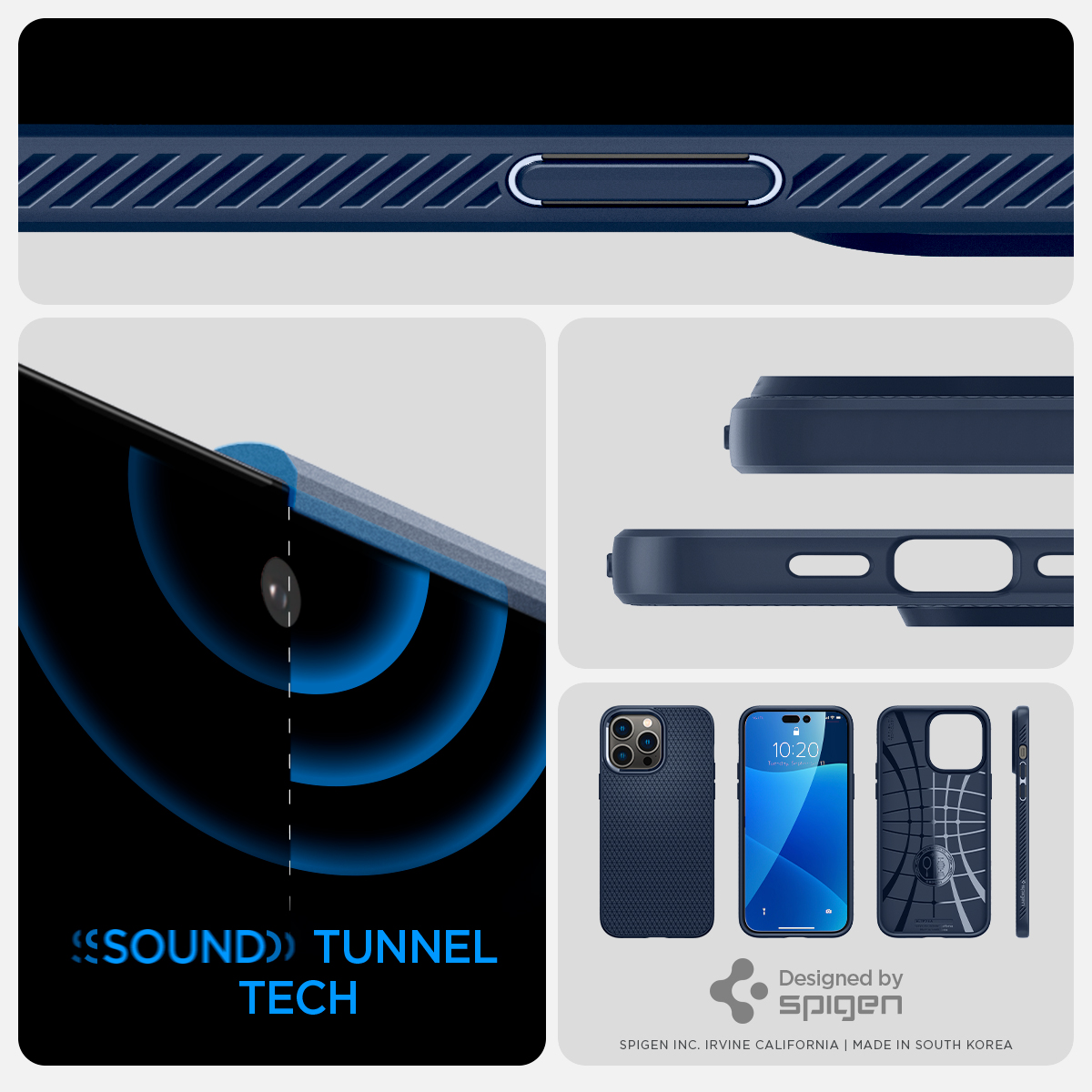 Ốp Lưng SPIGEN LIQUID AIR Dành Cho iPhone 14 ProMax / 14 Pro / 14 Plus / 14 - Hàng Chính Hãng