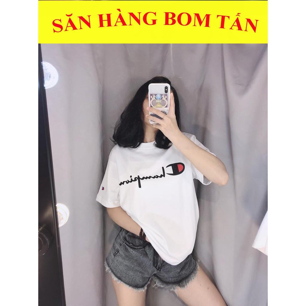 Áo Thun Nữ Tay Lỡ In Logo Đơn Gỉan