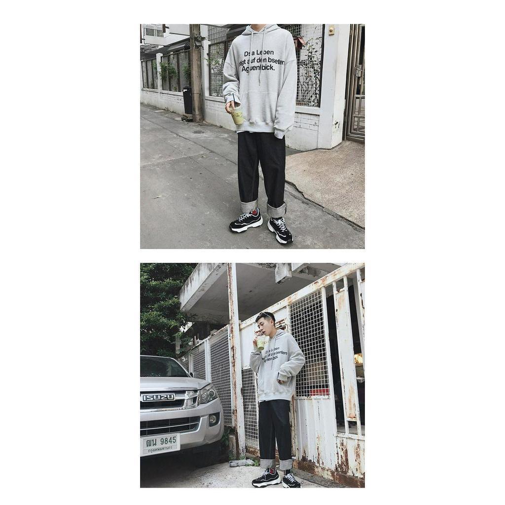 Áo Hoodie nam from rộng mũ siêu to in hình theo yêu cầu phong cách Hàn Quốc