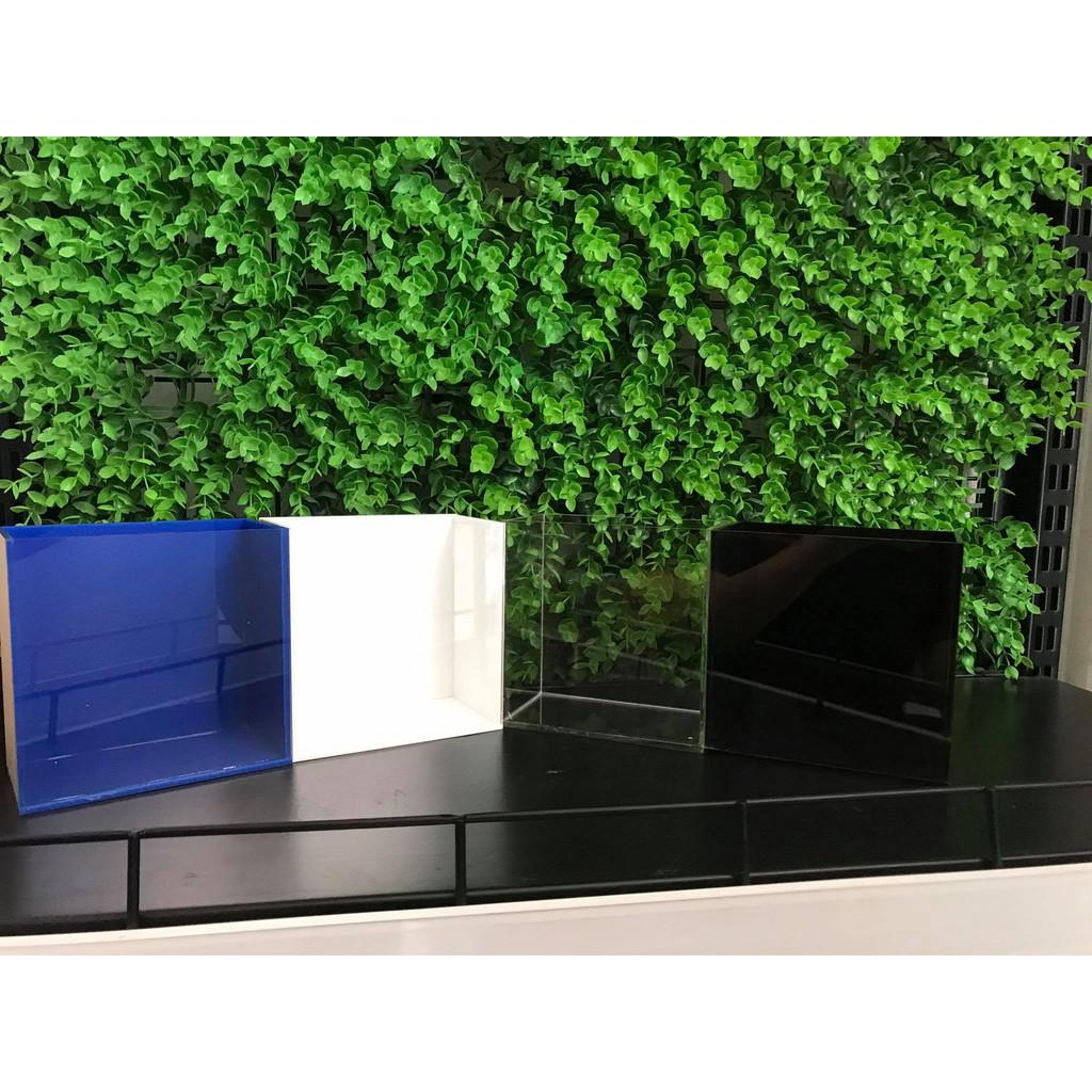 Hồ show cá, keo show Guppy Betta, Bể mini acrylic, Dày 3mm, nhiều kích thước - Tròng suốt