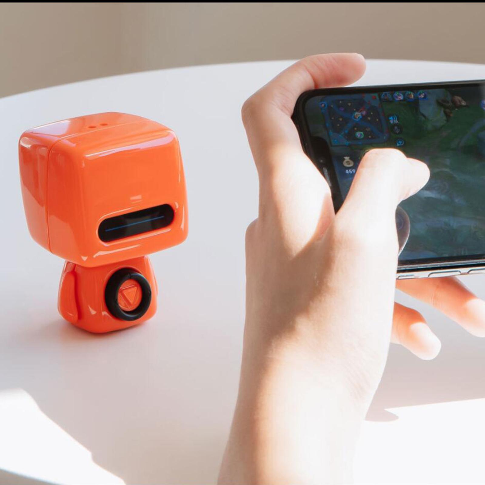 Mini Robot Wireless Bluetooth 5.0 Speaker for Music Phone, Easy to Carry - White