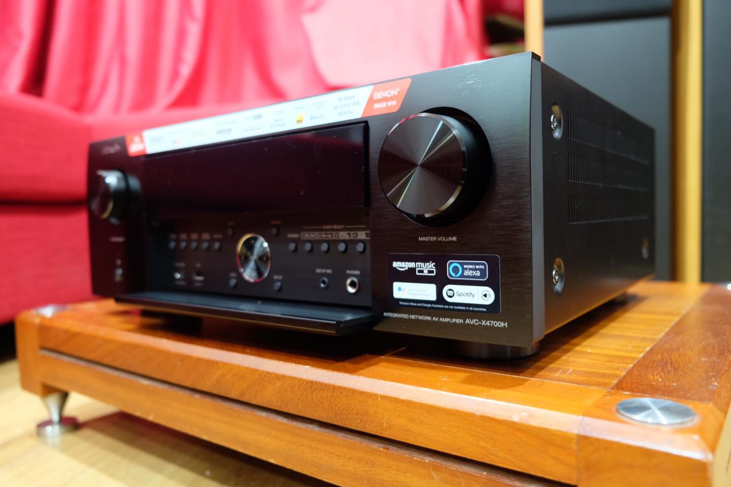 DENON AVC-X4700H | Amply Xem Phim Nghe Nhạc 9.2 Kênh Đỉnh Cao Của Thương Hiệu Denon | Chuẩn 8K, Dolby Atmos, DTS: X, DTS Virtual: X , IMAX Enhanced và Auro-3D cổng eARC - Công suất 125W/Kênh | Hàng Chính Hãng _ Mới 100%