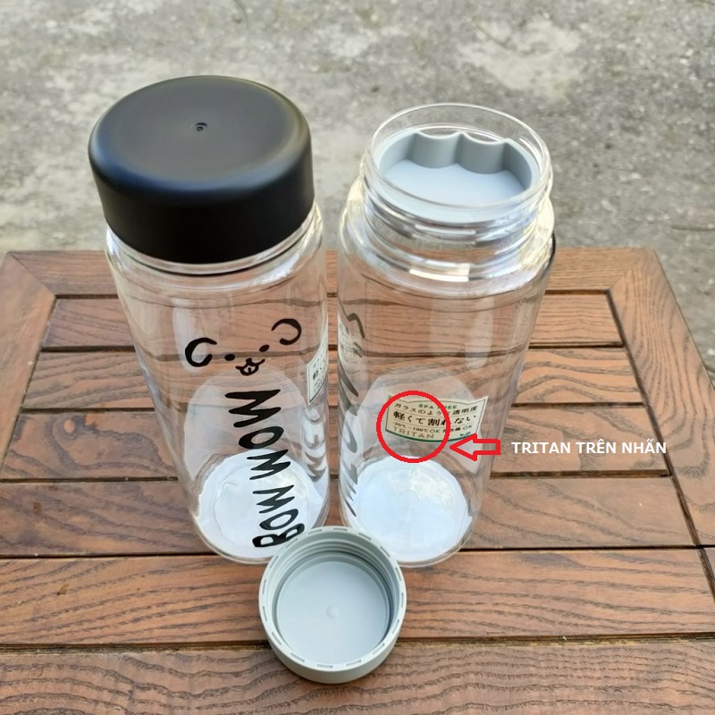 Bình nước tritan Bow Wow | Meow 500ml