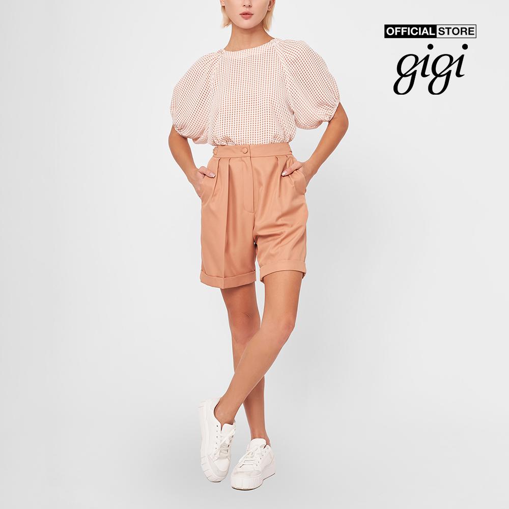 GIGI - Áo kiểu nữ cổ tròn tay phồng nữ tính G1108S211234