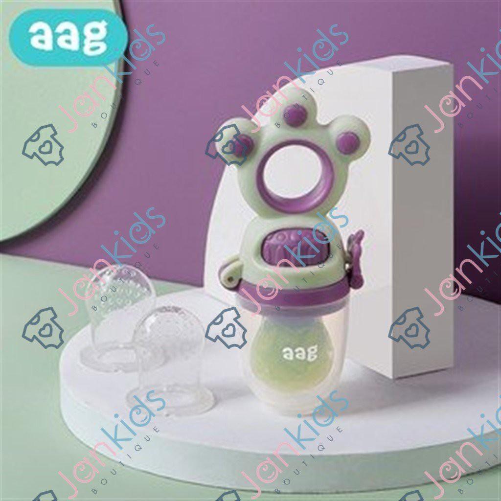 Túi nhai ăn dặm chống hóc silicon cao cấp AAG mã 314