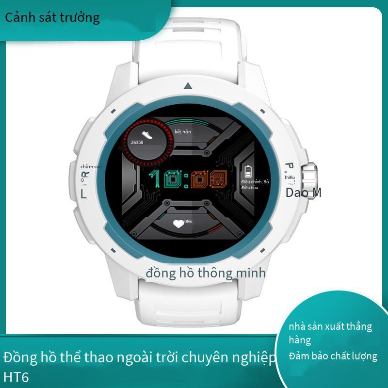 Ưu đãi sản phẩm mới Đồng hồ thông minh thể thao HT6Sport1 đo nhịp tim huyết áp nghe nhạc bluetooth vòng đeo tay đa chế độ thể thao