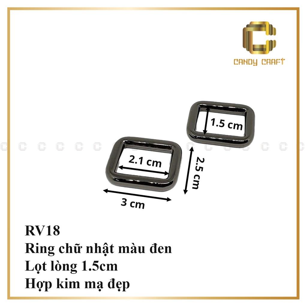Khoen vuông màu đen