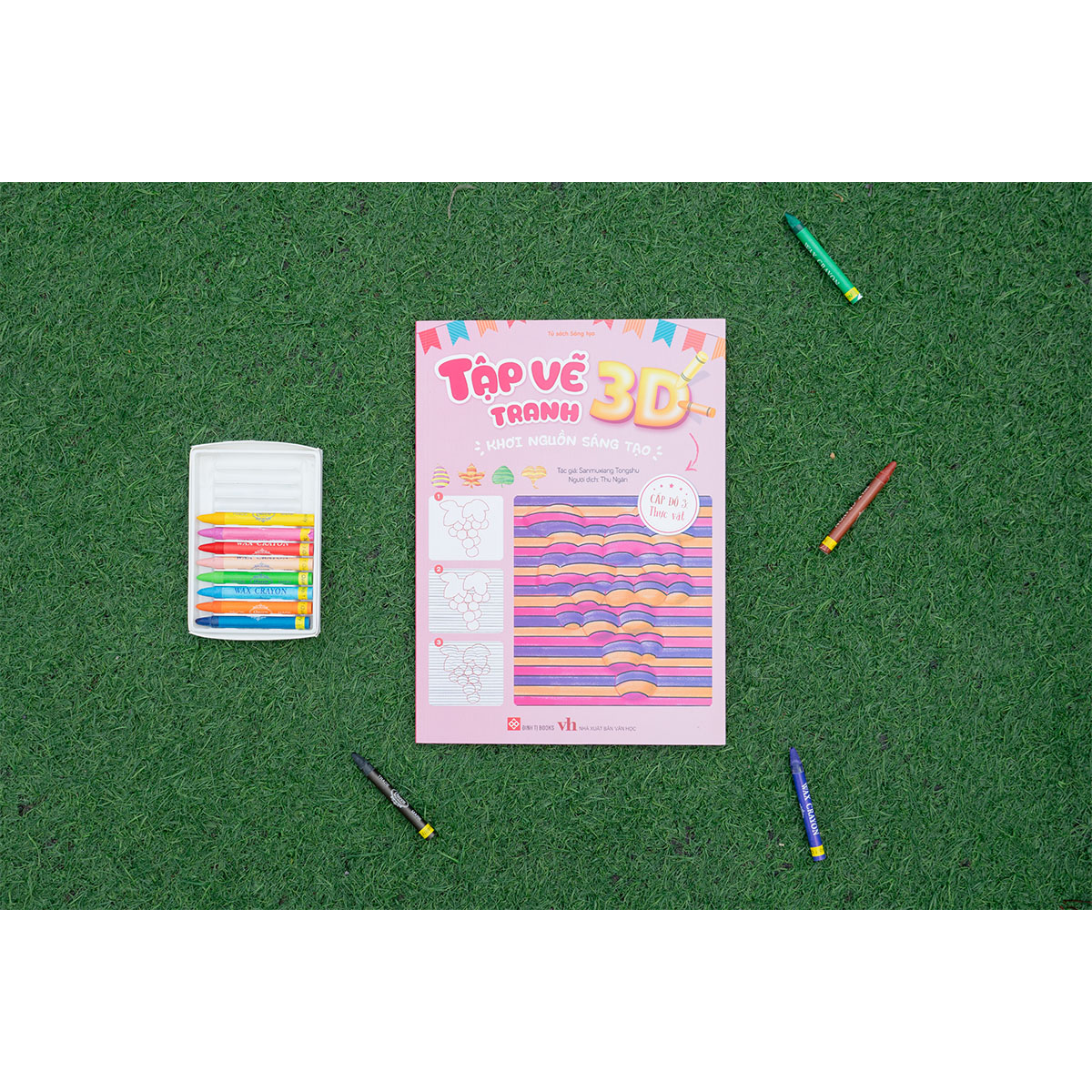 Tập vẽ tranh 3D, khơi nguồn sáng tạo - Cấp độ 3: Thực vật