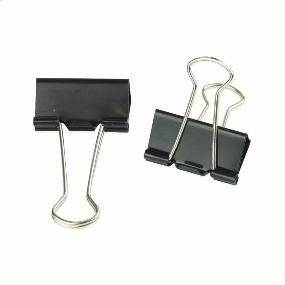 Kẹp giấy màu đen Hồng Hà 25mm 6634