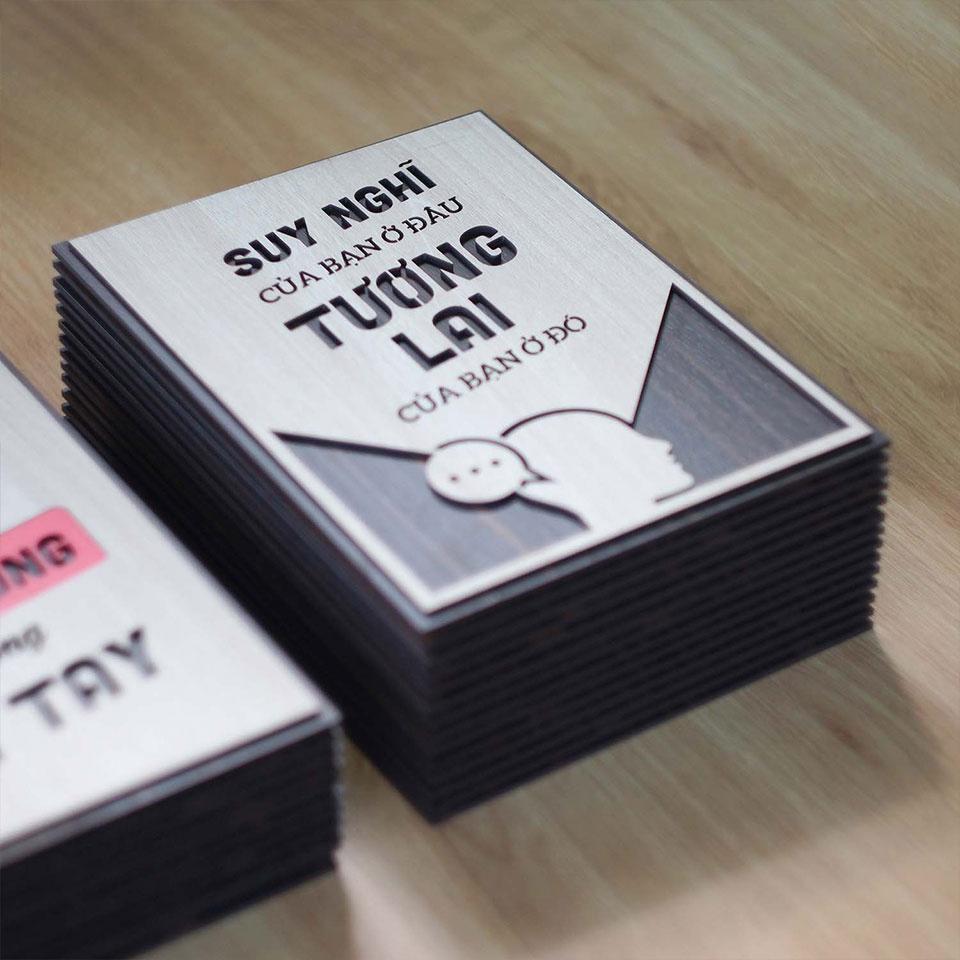 Tranh khẩu hiệu truyền động lực TBIG122, trang treo trang trí văn phòng slogan suy nghĩ của bạn ở đâu tương lai bạn ở đó